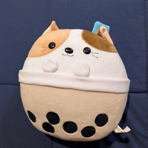 Avocatt Boba Cat Plush Stuffed Animal‎ 10"